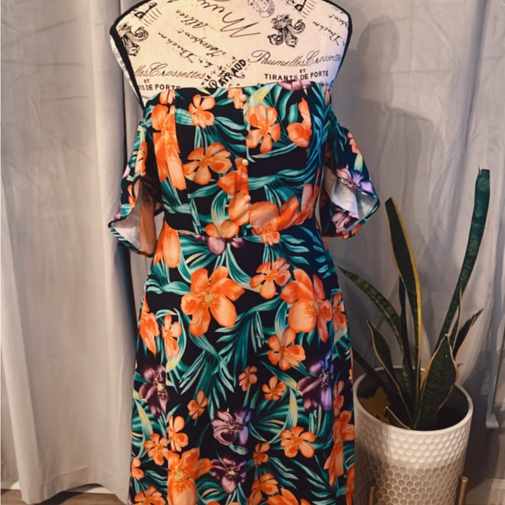 Strapless summer dress